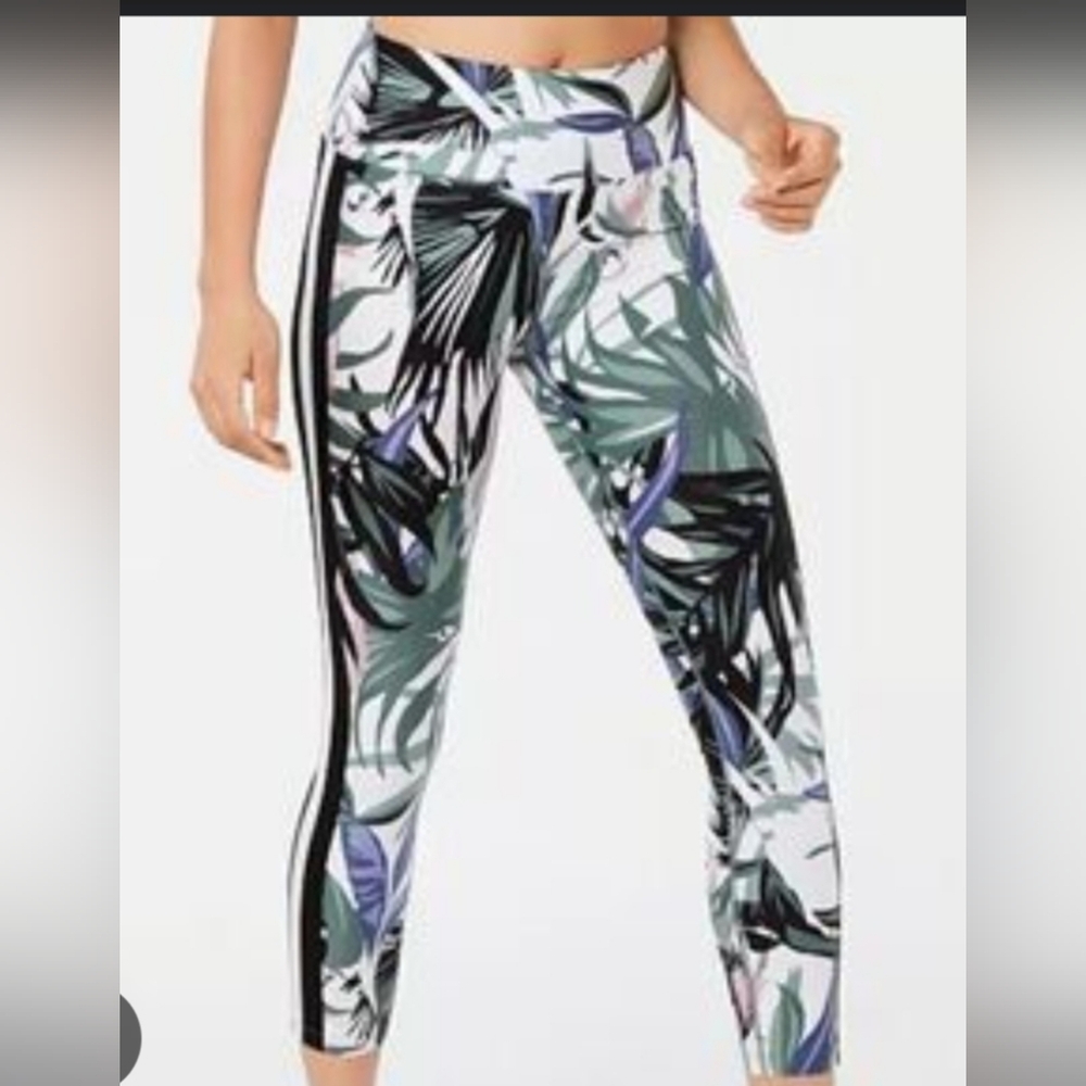 Calvin Klein Women's Tropical Print Leggings Size L